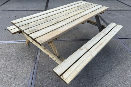 Picknicktafel met opklapbare banken